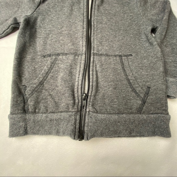 H&M Toddler Dark Grey Zip-up Hoodie Size 2-4 - Picture 2 of 10